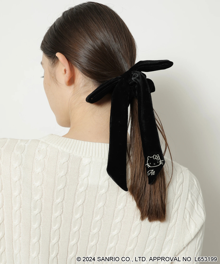 値下げしました）ヘアクリップ（8） （Hello Kittyコラボ〉ベロア 