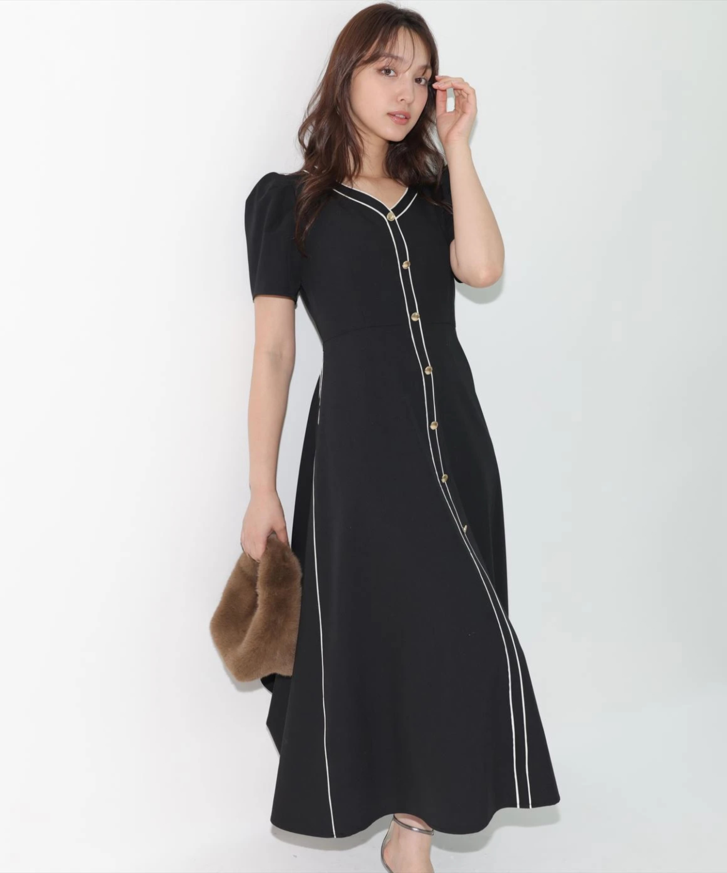 Sheer A-line onepiece（ドレス）｜LE'RURE（リルアー）の