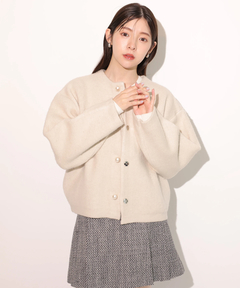 Rirandture(リランドチュール) |パール釦コクーンニットジャケット