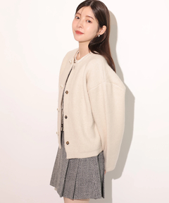 Rirandture(リランドチュール) |パール釦コクーンニットジャケット