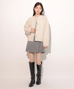 Rirandture(リランドチュール) |パール釦コクーンニットジャケット