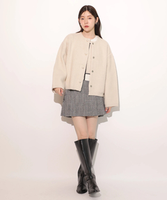 Rirandture(リランドチュール) |パール釦コクーンニットジャケット