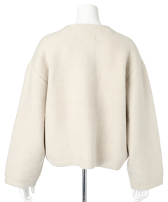 Rirandture(リランドチュール) |パール釦コクーンニットジャケット