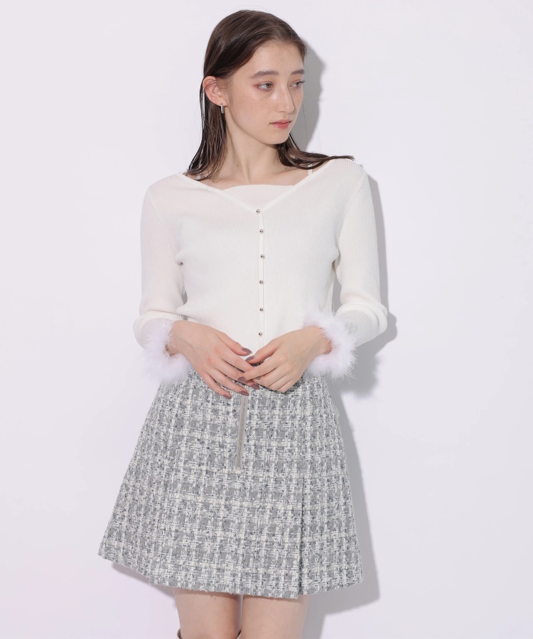 ファースリーブレイヤードプルオーバー | ニット | Rirandture  