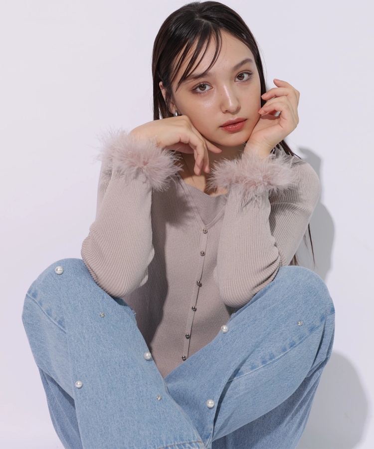 Rirandtureルミネ新宿店舗限定》ファースリーブレイヤードプル  