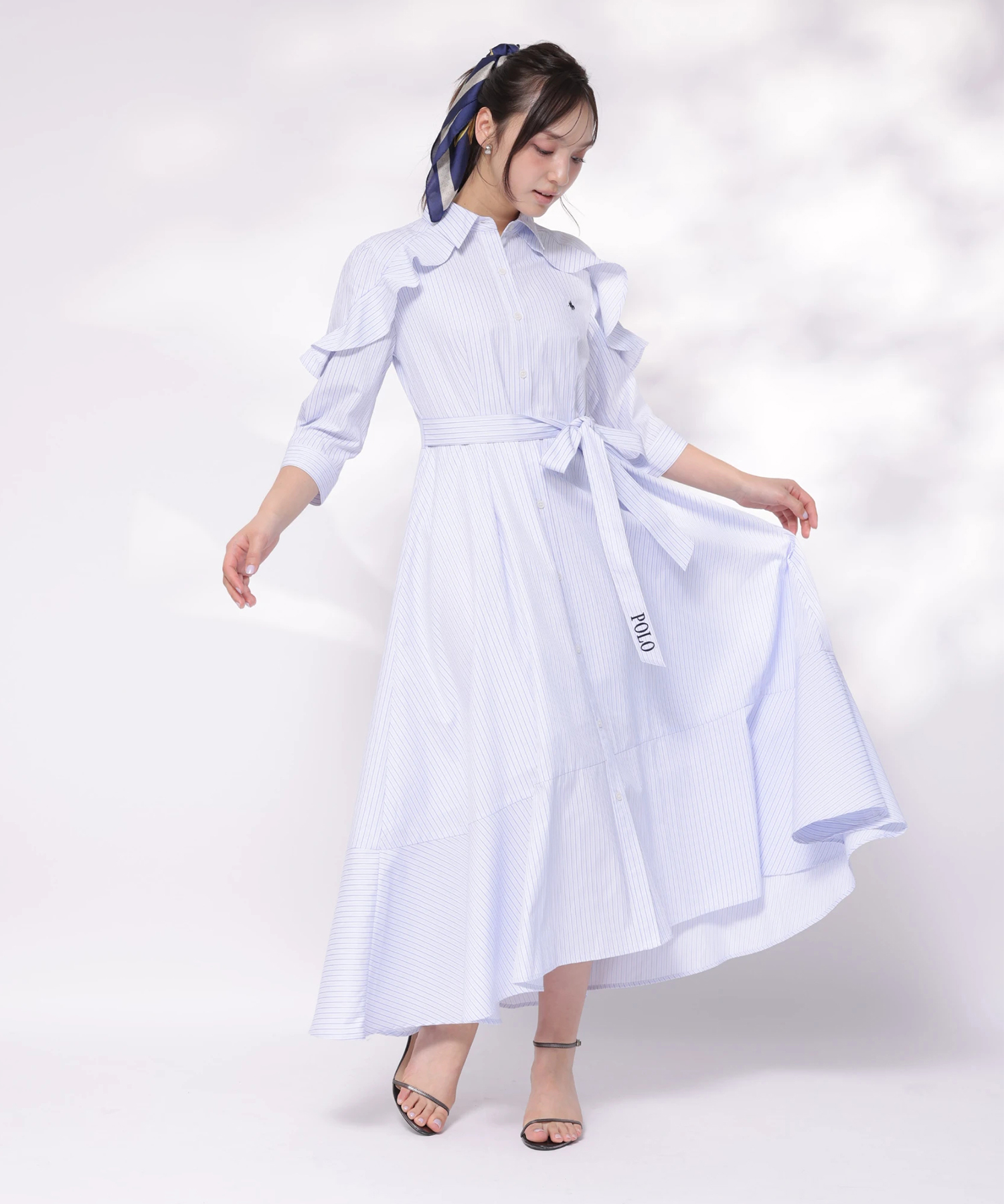 リランドチュール　POLO BCSコラボ　シャツワンピース POLO BCSコラボ〉シャツワンピース⭐︎リランドチュールRirandture