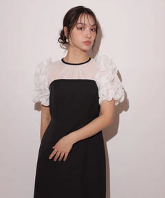 Rirandture(リランドチュール) |フリルスリーブコルセットワンピース