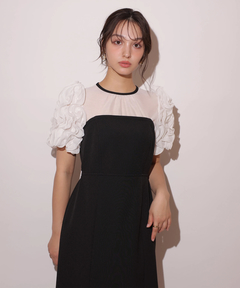 Rirandture(リランドチュール) |フリルスリーブコルセットワンピース