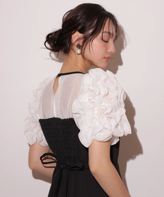 Rirandture(リランドチュール) |フリルスリーブコルセットワンピース