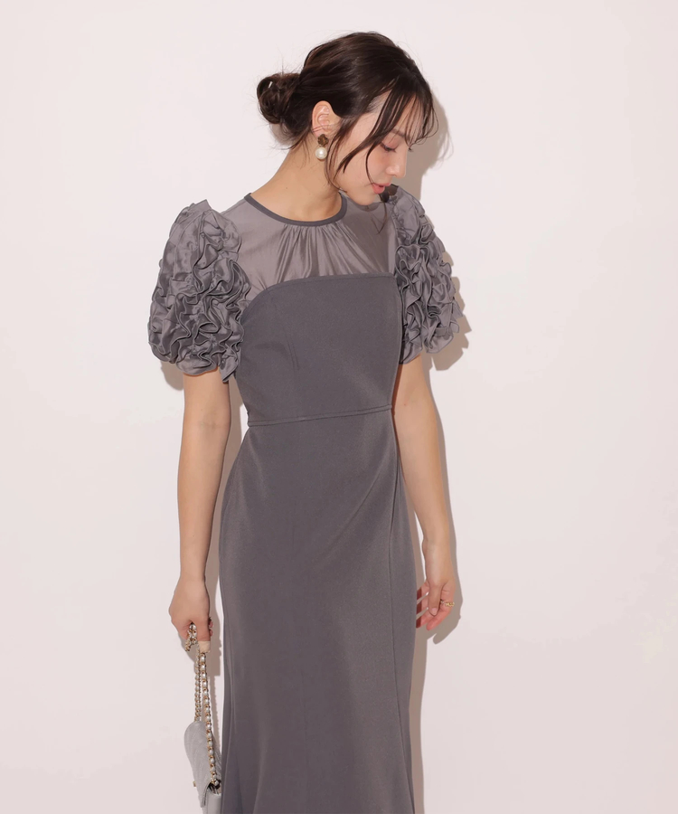 Rirandture(リランドチュール) |フリルスリーブコルセットワンピース