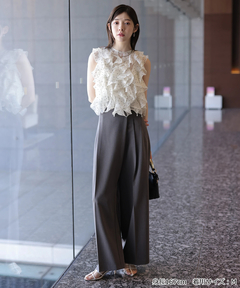 Rirandture(リランドチュール) |ハイウエストラップパンツ