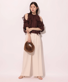 Rirandture(リランドチュール) |ハイウエストラップパンツ