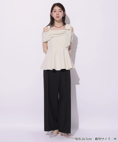 Rirandture(リランドチュール) |ハイウエストラップパンツ