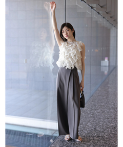 Rirandture(リランドチュール) |ハイウエストラップパンツ