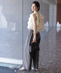 Rirandture(リランドチュール) |ハイウエストラップパンツ