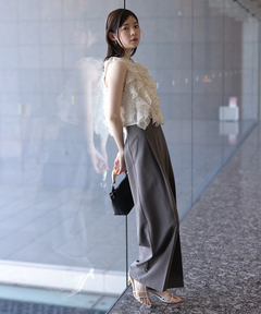 Rirandture(リランドチュール) |ハイウエストラップパンツ