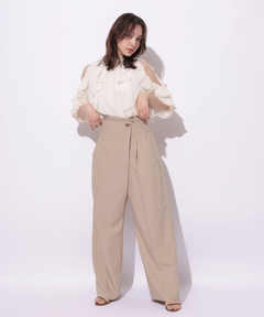 Rirandture(リランドチュール) |ハイウエストラップパンツ