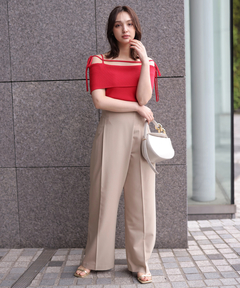 Rirandture(リランドチュール) |ハイウエストラップパンツ