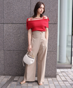 Rirandture(リランドチュール) |ハイウエストラップパンツ