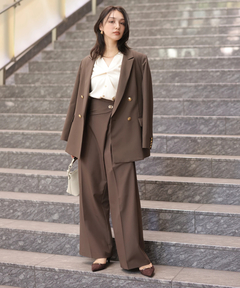 Rirandture(リランドチュール) |ハイウエストラップパンツ