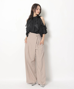 Rirandture(リランドチュール) |ハイウエストラップパンツ