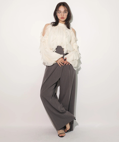 Rirandture(リランドチュール) |ハイウエストラップパンツ