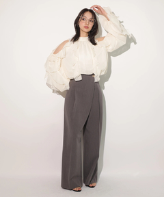 Rirandture(リランドチュール) |ハイウエストラップパンツ