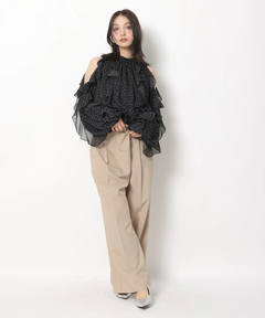 Rirandture(リランドチュール) |ハイウエストラップパンツ