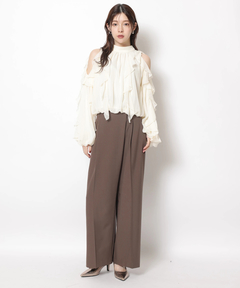 Rirandture(リランドチュール) |ハイウエストラップパンツ