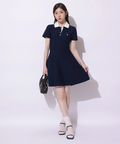 Rirandture 〈POLO BCSコラボ〉ダブルカラーポロニットワンピース Rirandture 〈POLO BCSコラボ〉ダブルカラーポロニット