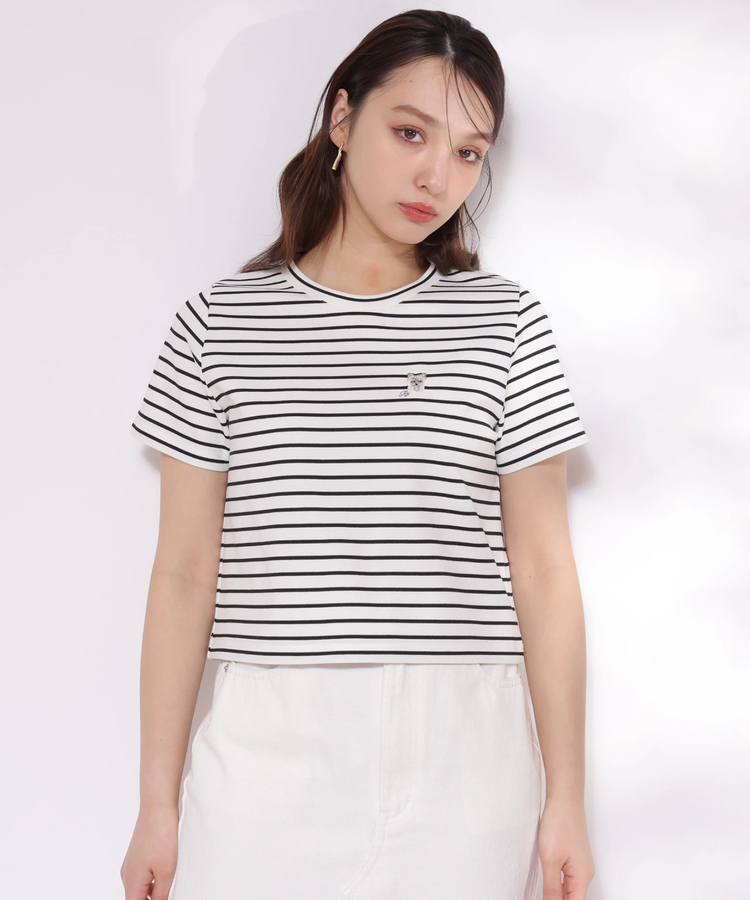 Mimiパール刺繍Tシャツ | Tシャツ・カットソー | Rirandture（リ