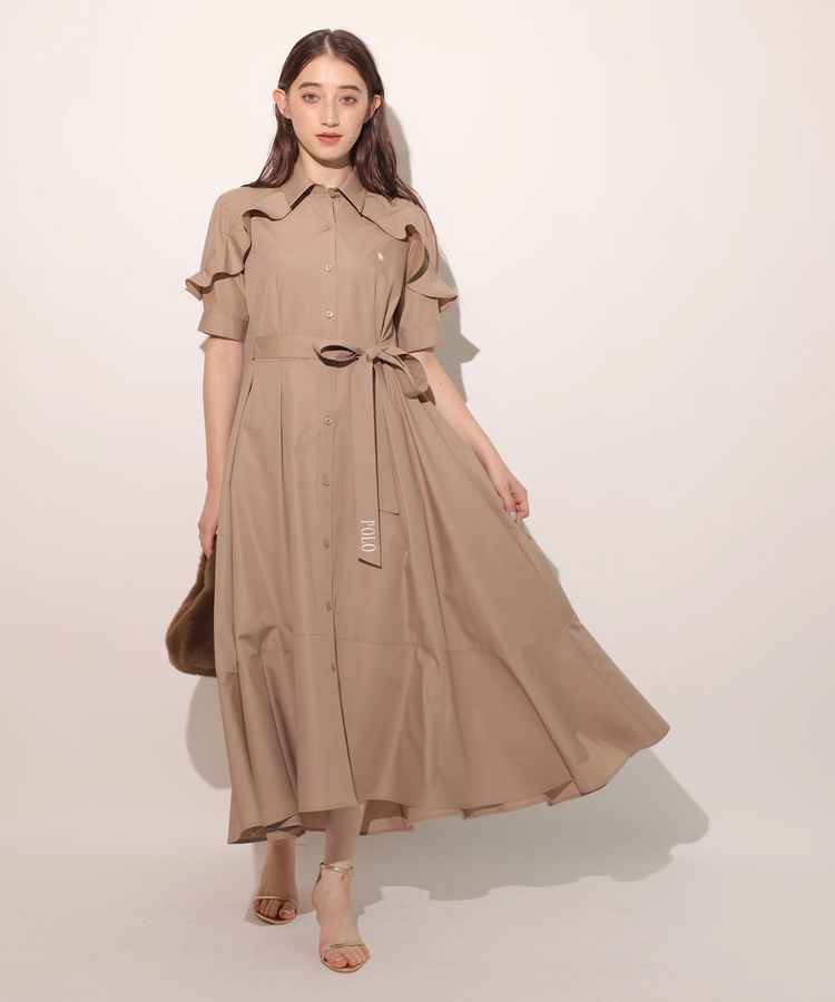 POLO BCSコラボ〉フリルシャツワンピース | ワンピース