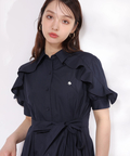 Rirandture 〈POLO BCSコラボ〉フリルシャツワンピース POLO BCSコラボ〉フリルシャツワンピース | ワンピース