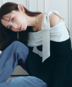 Rirandture(リランドチュール) |美脚セミフレアデニムパンツ