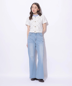 Rirandture(リランドチュール) |美脚セミフレアデニムパンツ