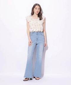 Rirandture(リランドチュール) |美脚セミフレアデニムパンツ