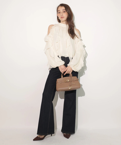 Rirandture(リランドチュール) |美脚セミフレアデニムパンツ