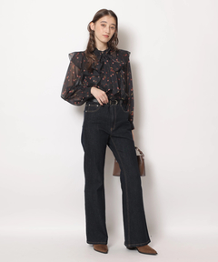 Rirandture(リランドチュール) |美脚セミフレアデニムパンツ