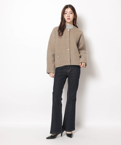 Rirandture(リランドチュール) |美脚セミフレアデニムパンツ