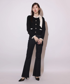 Rirandture(リランドチュール) |美脚セミフレアデニムパンツ