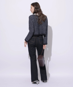 Rirandture(リランドチュール) |美脚セミフレアデニムパンツ