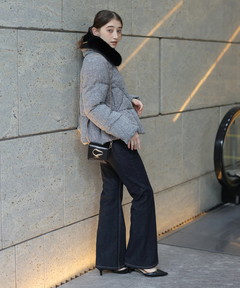 Rirandture(リランドチュール) |美脚セミフレアデニムパンツ