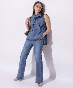 Rirandture(リランドチュール) |美脚セミフレアデニムパンツ