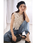 フリル付きホワイトTシャツ　リランドチュール　rirandture アルページュ Rirandture（リランドチュール） │【公式通販】Arpege story