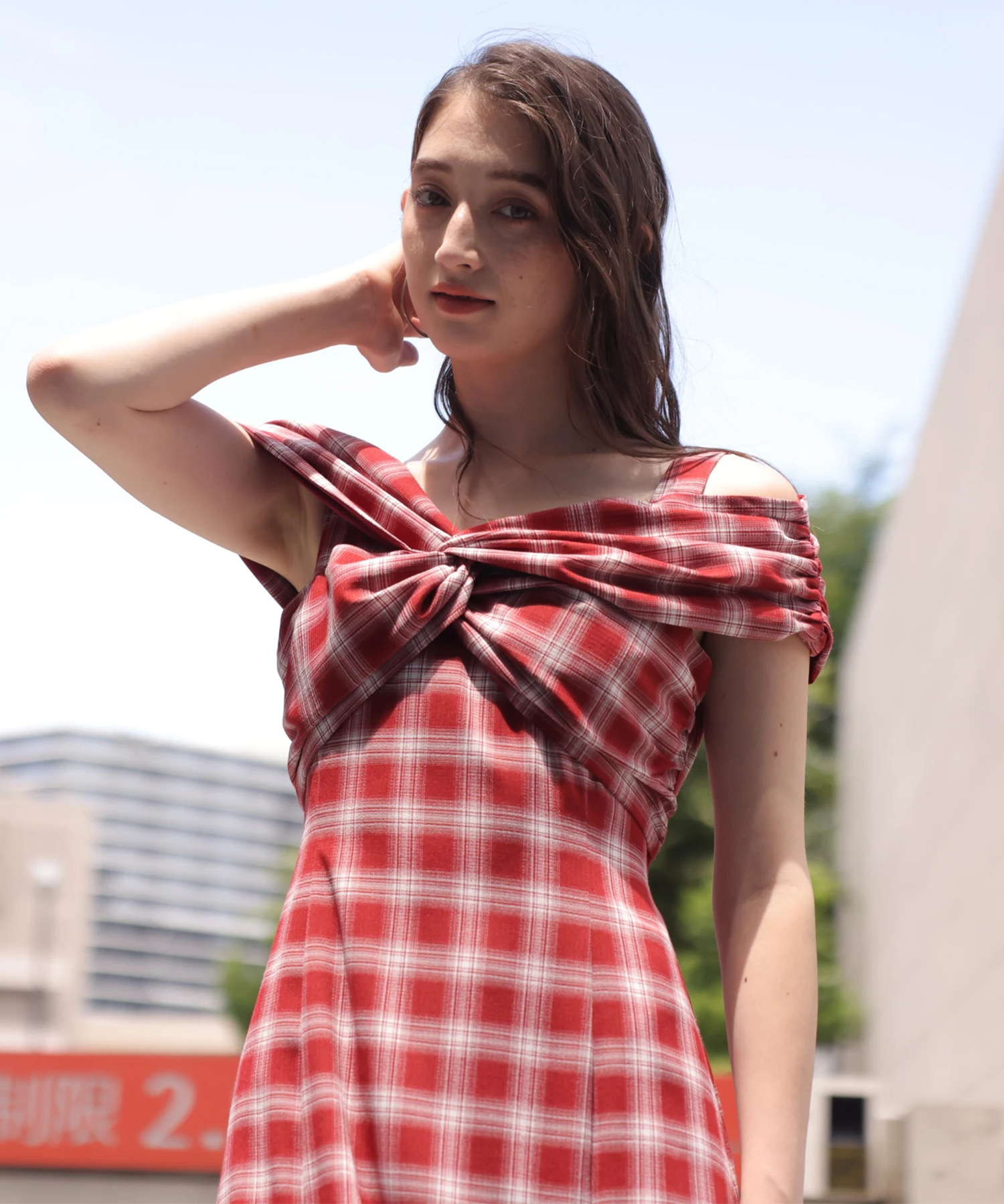 Rirandture リランドチュール　リボンオフショルワンピース　S Rirandture（リランドチュール）の「リボンオフショルワンピース