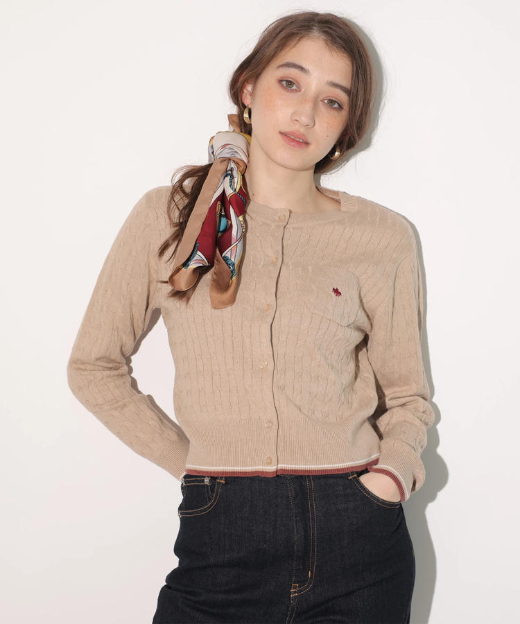 Arpege story 〈POLO BCSコラボ〉ケーブルポロニット POLO BCSコラボ〉ケーブルポロニット | ニット | Rirandture（リ