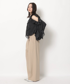 Rirandture(リランドチュール) |オフショルフリルシアーブラウス