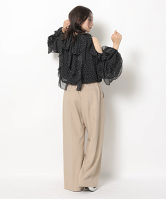 Rirandture(リランドチュール) |オフショルフリルシアーブラウス