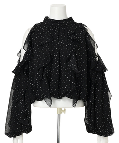 Rirandture(リランドチュール) |オフショルフリルシアーブラウス