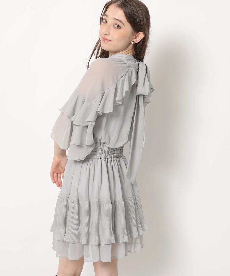 楊柳ラッフルチュニックワンピース | ワンピース | Rirandture